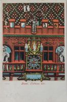BASEL - Rathaus Uhr - 1911