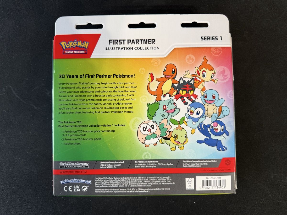 Pokémon Sammelbilder & Trading cards: 🇺🇸 Pokemon First Partner Illustration Collection Series 1 – Neu und originalverpackt aus Wil SG von shinycardboard 1