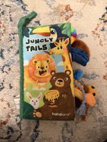 Stoffbuch Jungly Tails Hahaland Tierspielzeug Baby