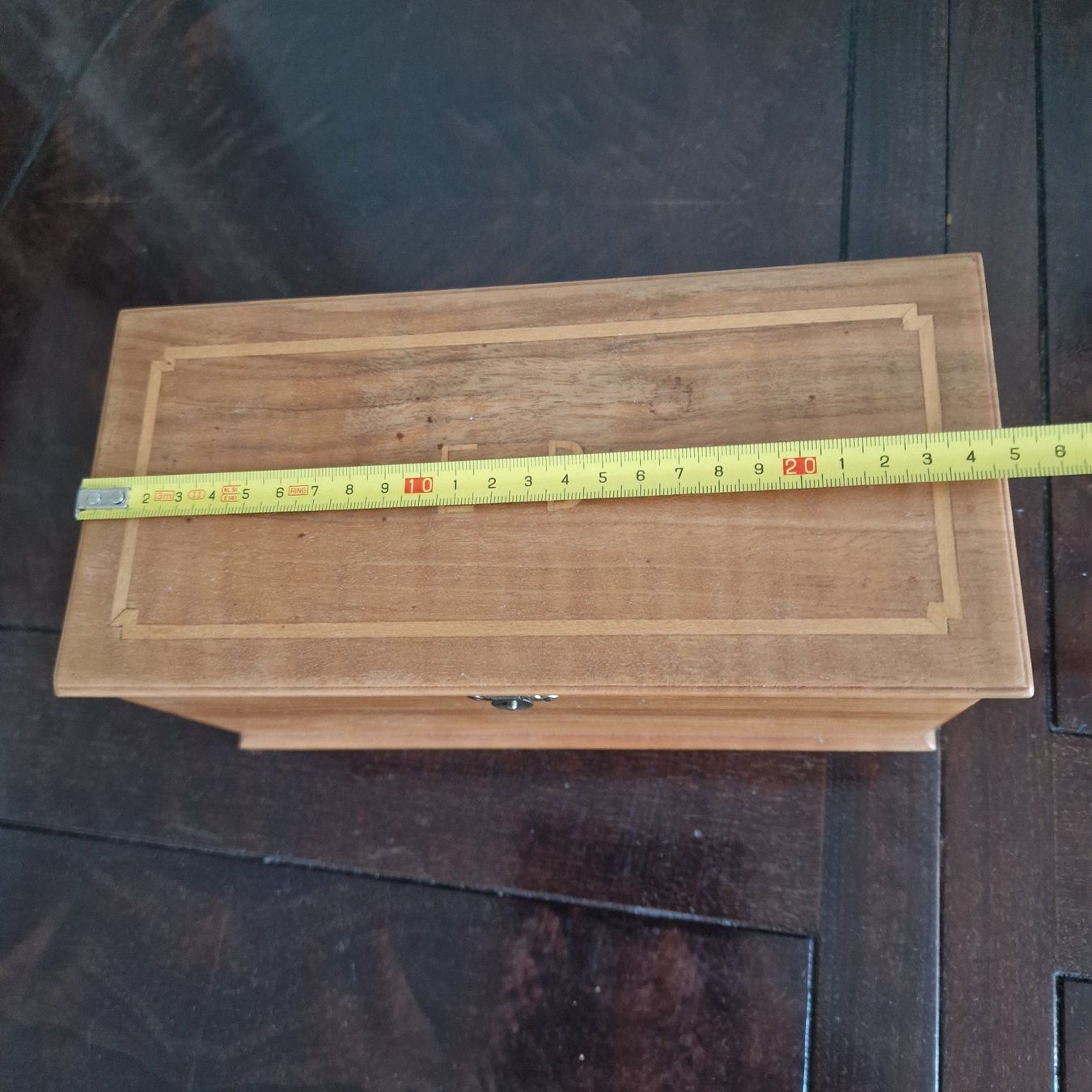 Portagioie: Holzkästli, Vintage Schmuckschatulle mit Initialen EB – Usato da Birr venduto da sen_8djr 9