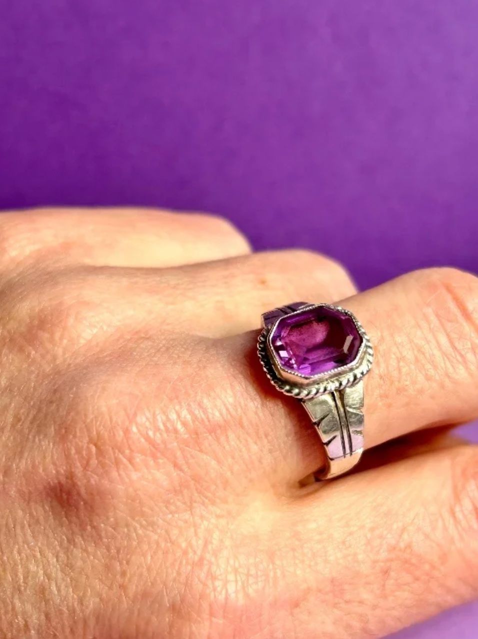 Anelli: Silberring Transformation violet (62) – Usato da Dittingen venduto da Bellevista 1