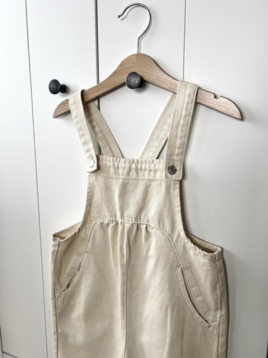 Zara Hosen: Zara 110 Jeans Latzhose creme – Neu (gemäss Beschreibung) aus Burgdorf von rulan