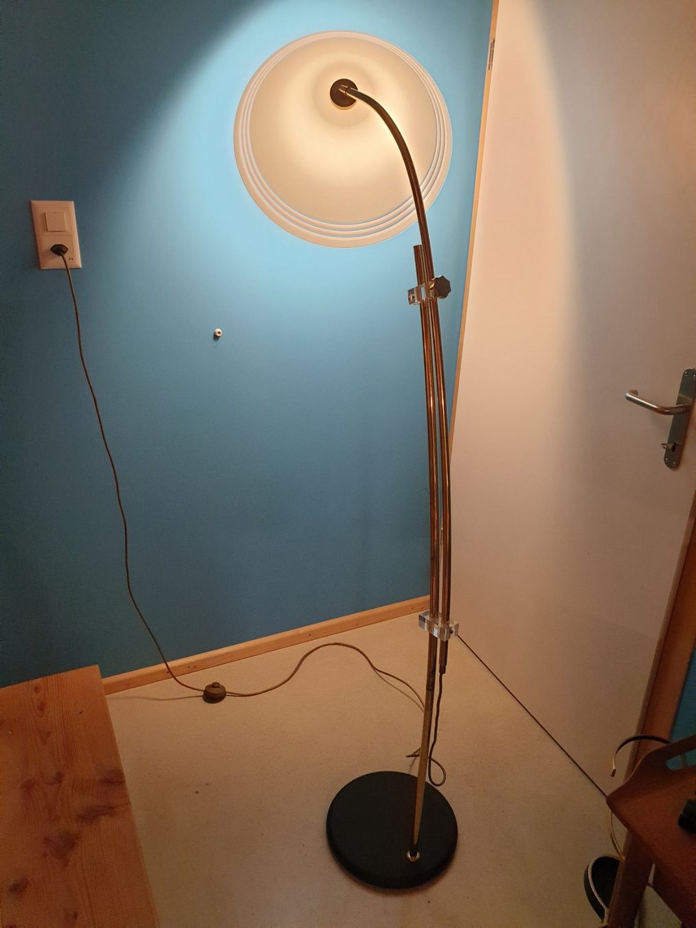 Lampade: Italy Bogenlampe 70iger – Usato da rebstein venduto da spacy73 2