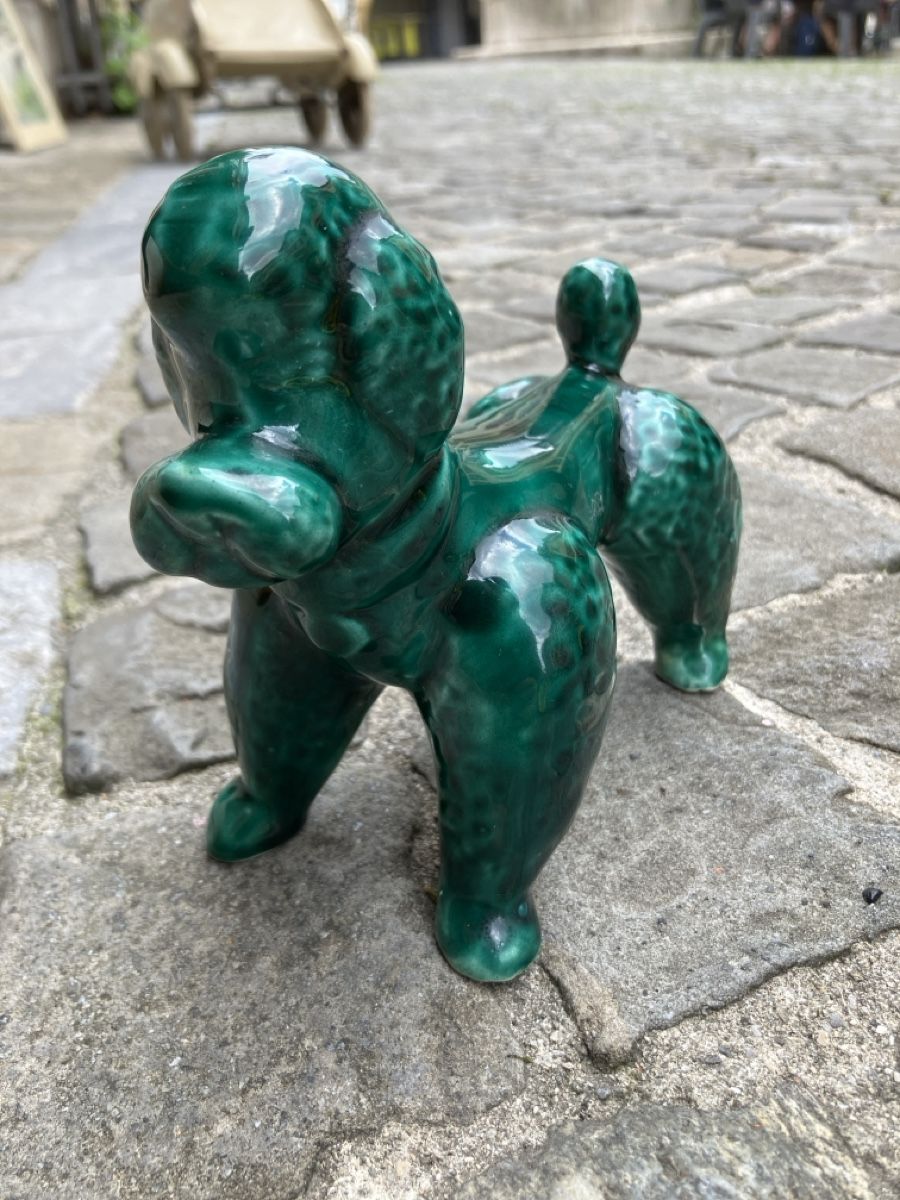 Figuren: Caniche vintage Vallauris Puddel – Gebraucht aus La Neuveville von Canelle4 1