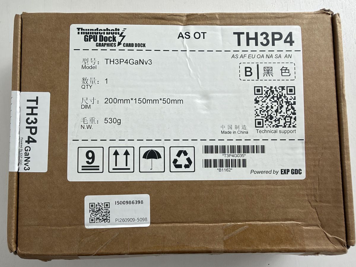 Dockingstation: TH3P4GaN v3 Thunderbolt / USB4 eGPU Dock – Neu (gemäss Beschreibung) aus Zürich von jankais3r 5