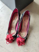 Tolle Peeptoe Schuhe Gr. 38 Blumenmuster