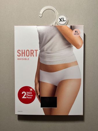 Short, Migros, Grösse XL, Farbe Schwarz  (2 Stück)