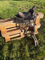 Pony Westernsattel aus Leder