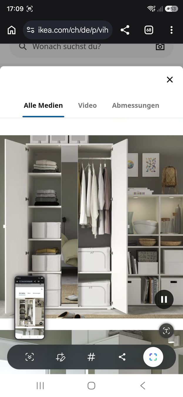Ikea Armadi: Ikea Vihals Schrank – Usato da Männedorf venduto da vanessa0510 4