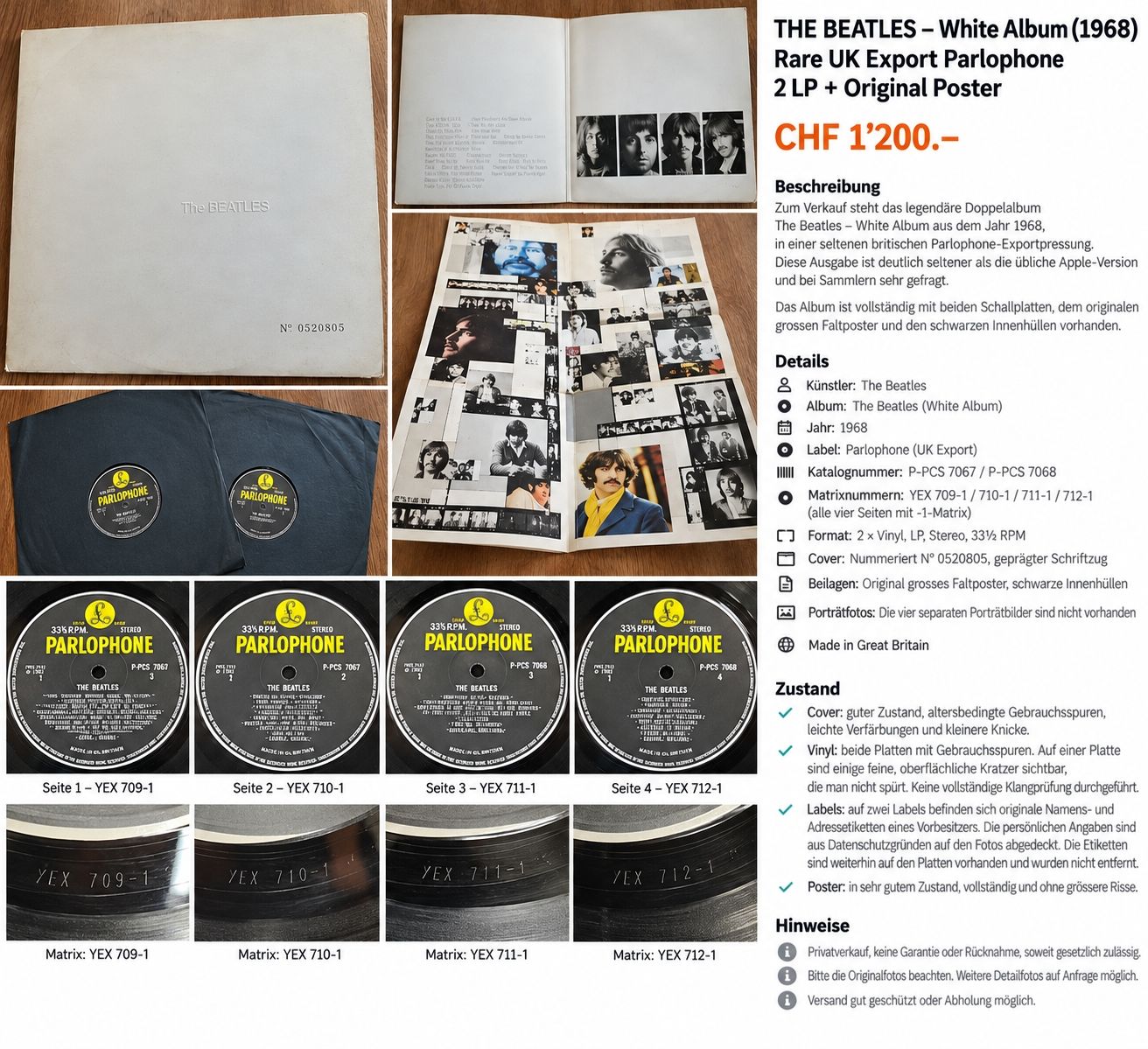 Vinyles: Schallplatten – D'occasion à St. Moritz par edo_9rgm