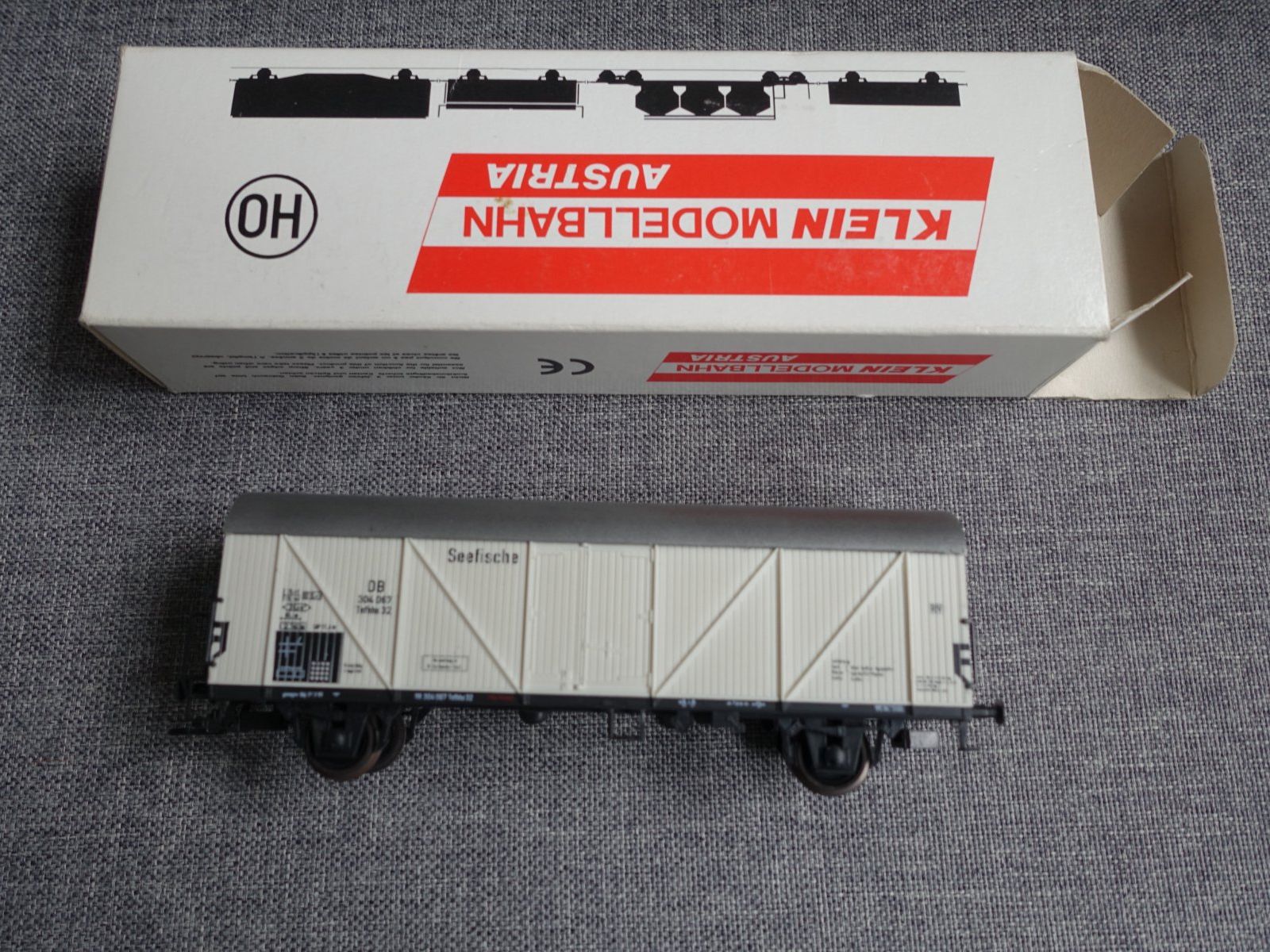 Kleinbahn Modellini di ferrovie: KLEIN Modellbahn No. 3209 DB Seefischwagen – Usato da Wallbach venduto da Sarrows