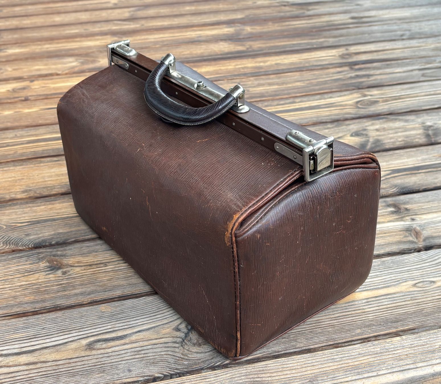 Sacs: antike Arzttasche, Leather Gladstone Bag – D'occasion à Lüchingen par Eeizo 6