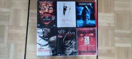 DVD Horror-Filme Sammlung, 6 Stk, ideal für Halloween!