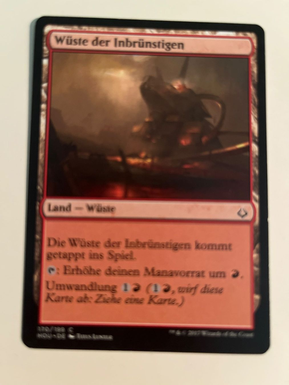 Magic The Gathering Carte collezionabili: 1 x Wüste der Inbrünstigen - Magic: The Gathering - MtG – Usato da Kriens venduto da Shadi1980