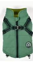 Warme, grüne Hunde Winterjacke