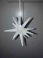 Elektrischer Stern weiss