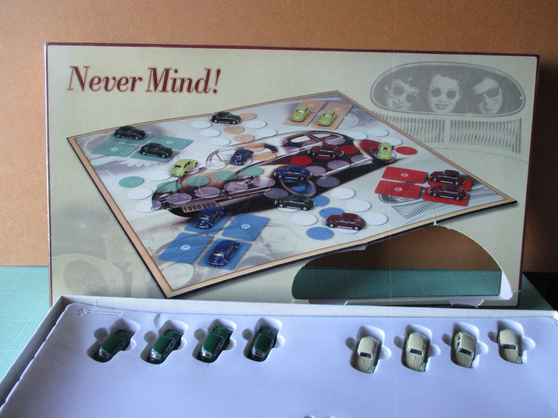 Giochi: Never Mind Brettspiel mit VW Käfer – Usato da Ottikon Gossau ZH venduto da hokuspokus
