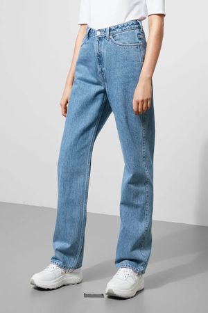 Weekday Rowe Extra High Straight Jeans Blue W28 L32