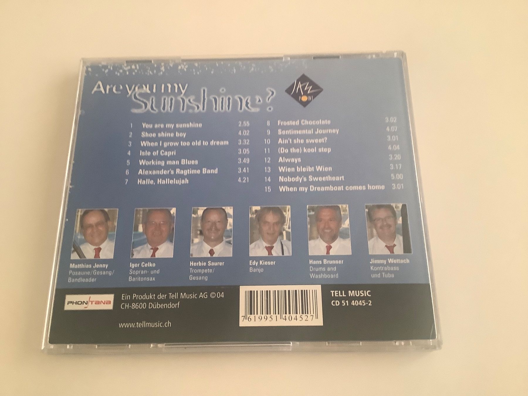 CD: Jazz Point / Are you my Sunshine – Usato da Dübendorf venduto da Shreck 1
