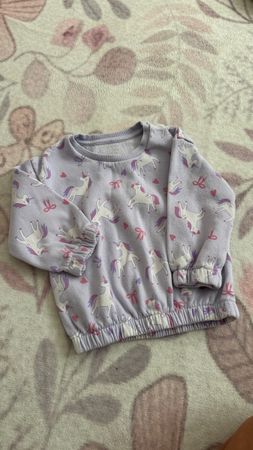 Sweatshirt Primark Einhorn lila Grösse 92 gebraucht