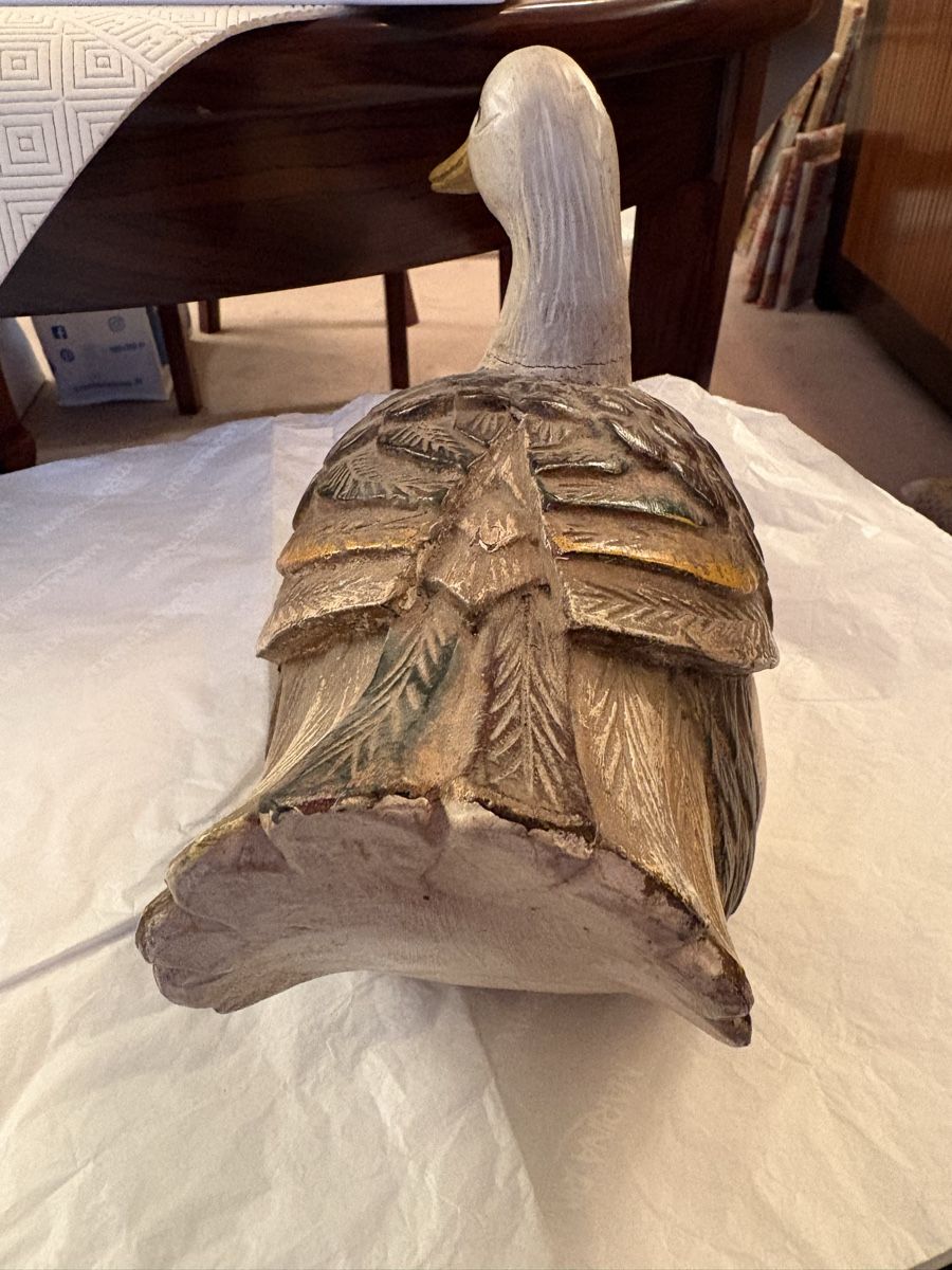 Tutte le decorazioni: Canard en bois peint – Usato da Vufflens-la-Ville venduto da newlifegva 3