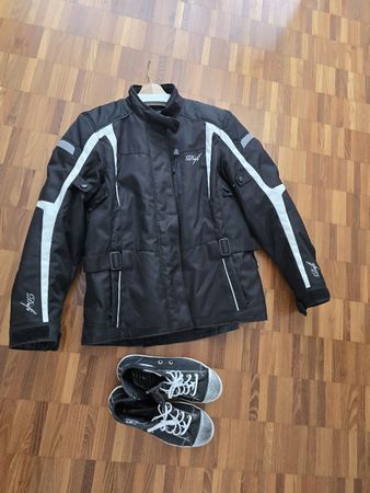 Motorradjacke Difi Damen 42, Motorradsneaker Held,  39
