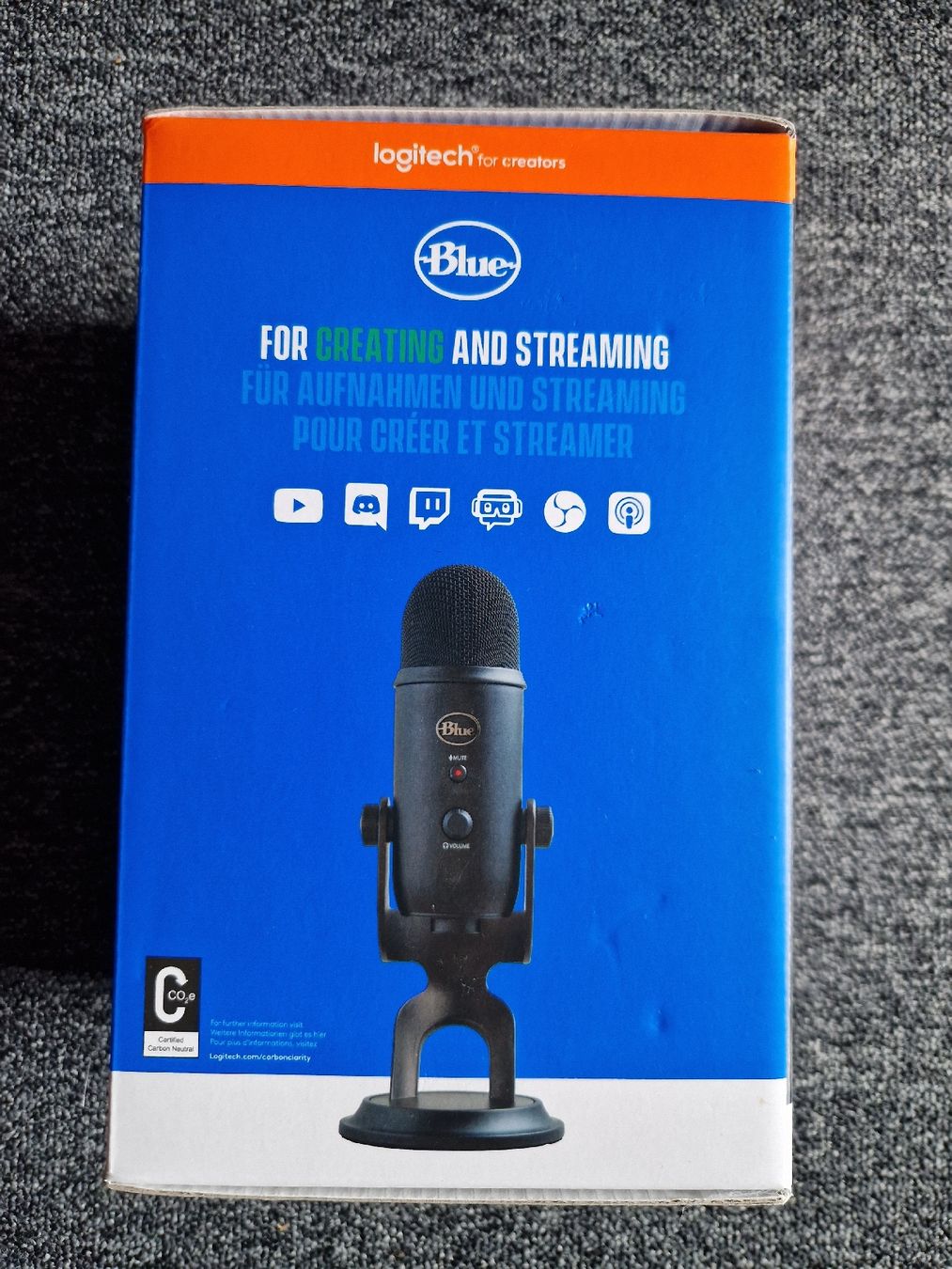 Logitech Microfoni: Blue Yeti USB Mikrofon  – Usato da Bremgarten b. Bern venduto da mic_7vys 1