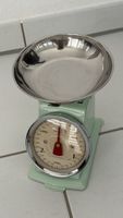 Küchenwaage mintgrün Retro-Stil mit Schüssel 3 kg Kapazität