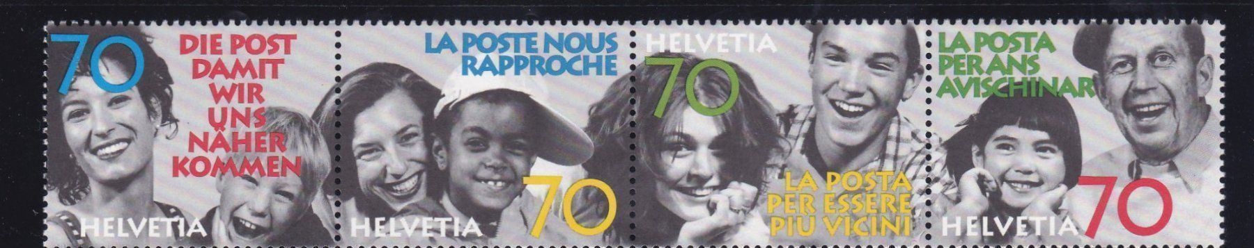 Tutti i francobolli: Postfrisch 4er Block Die Post 1997 – Nuovo (secondo la descrizione) da Schliern b. Köniz venduto da joni20