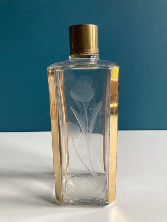 Vintage Parfum Flakon Glas mit Goldrand, leer (Gebraucht) in Winterthur ...