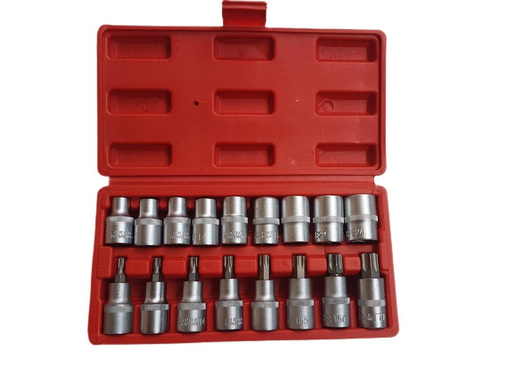 Draper Expert Torx-Stecknüsse – 14-teiliges Set Aus Chrom-Vanadium Stahl