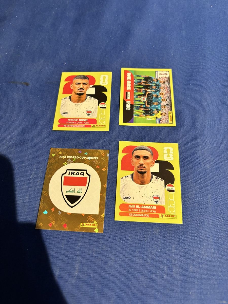 Panini Carte collezionabili: Iraq 4 x panini – Nuovo (secondo la descrizione) da Olten venduto da Melxnie_46