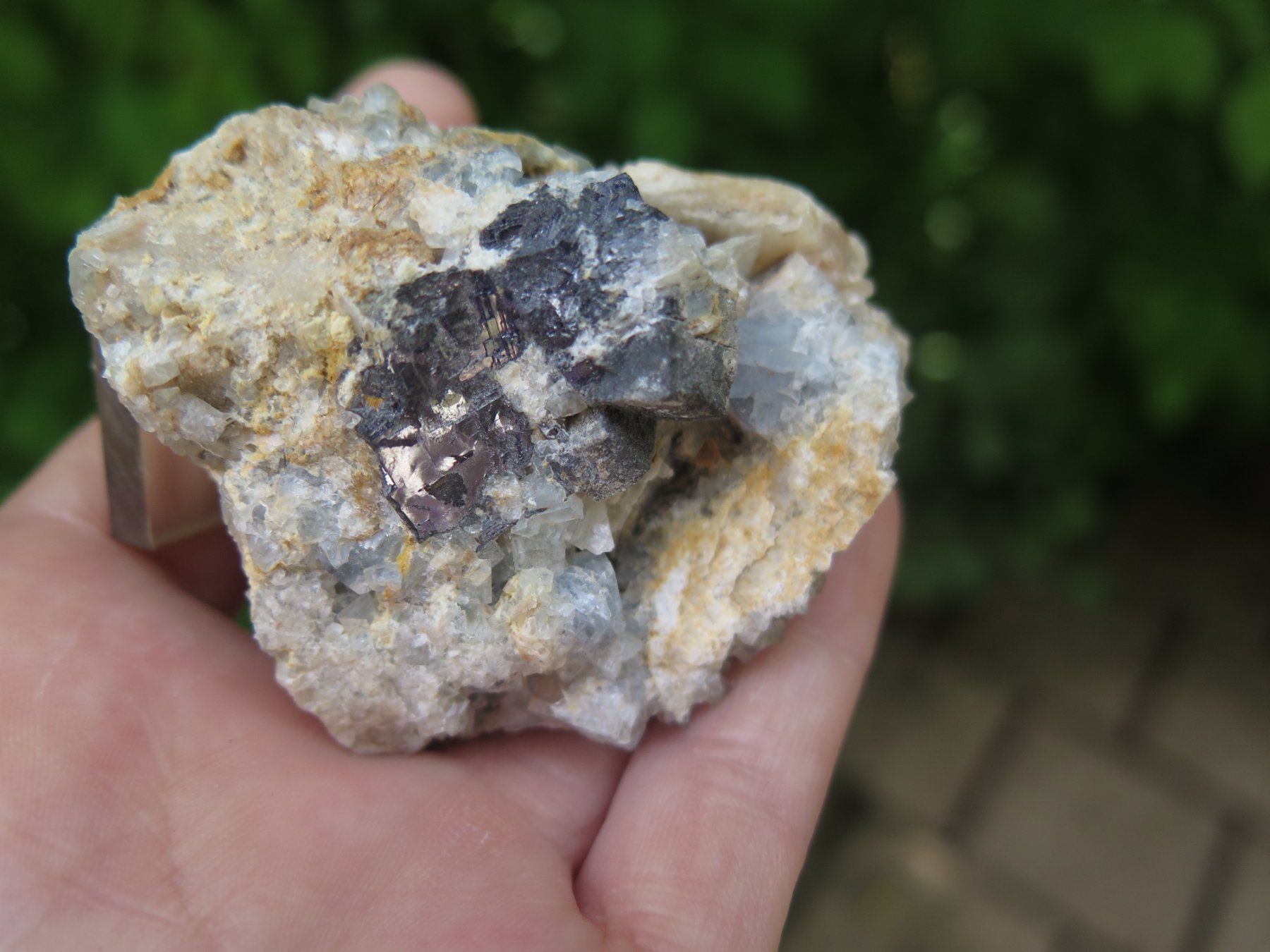 Minerali & Pietre curative: Fluorit auf Quarz von USA – Usato da Schaffhausen venduto da Yamakana51L8736OQ8 7
