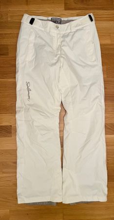 Salomon Damen Skihose / Snowboardhose – Weiss – Gr. 40 (L)
