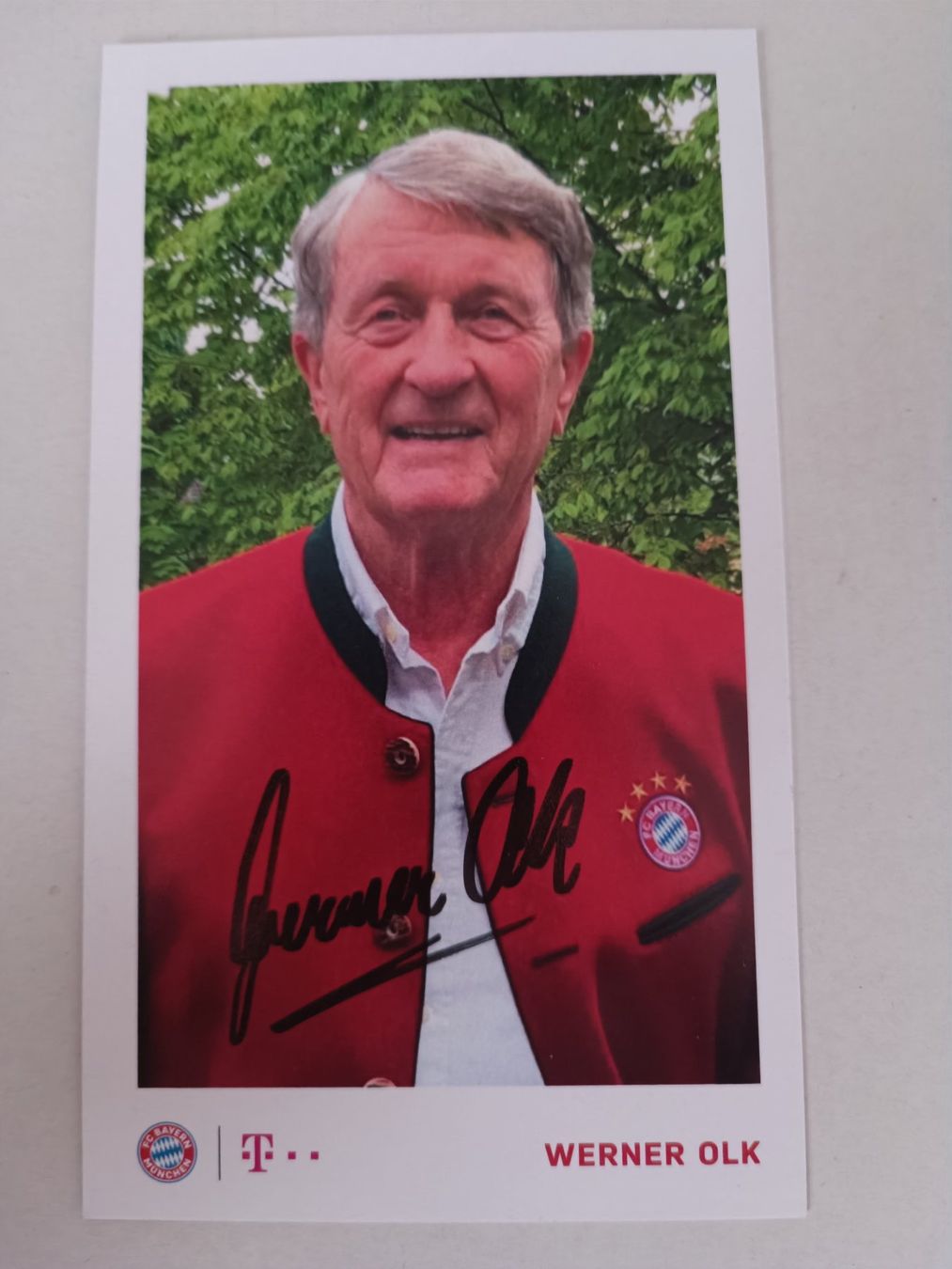 Autographes: Werner Olk- handsigniert - Bayern München – D'occasion à Menziken par Autogramme
