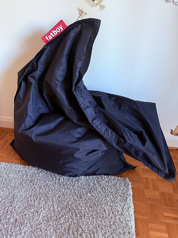 Sessel: Fatboy XXL - schwarzer Sitzsack - super Zustand – Gebraucht aus Basel von mar_w7l9