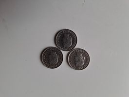3x5Rappen 1941, stempelglanz