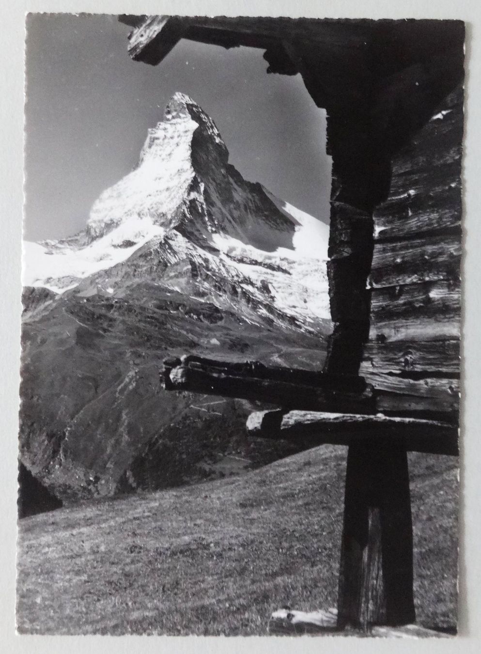 Ansichtskarten: Zermatt, Findeln mit Matterhorn – Gebraucht aus Fétigny von Billy2miny