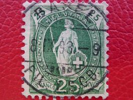 1893: Nr.67C, ideal sauberer Vollstempel von BASEL (SCB)