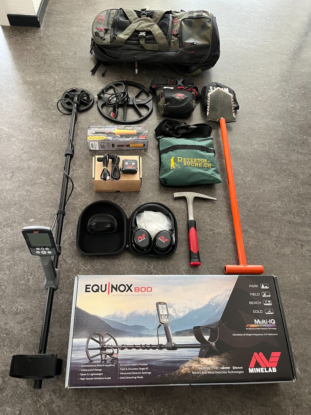 Minelab Equinox 600 800 Armlehne