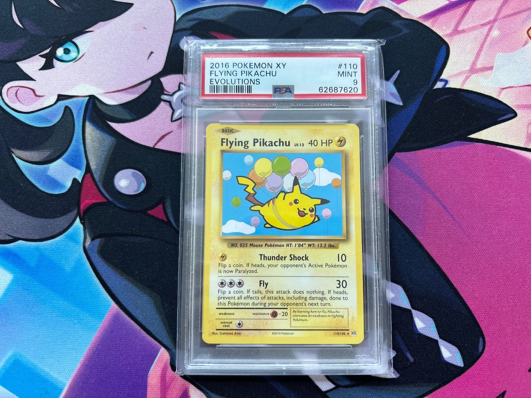 Pokémon Carte collezionabili: 2016 POKEMON XY Flying Pikachu Evolutions 110 PSA 9 – Usato da Wilen (Sarnen) venduto da Seeungeheuer