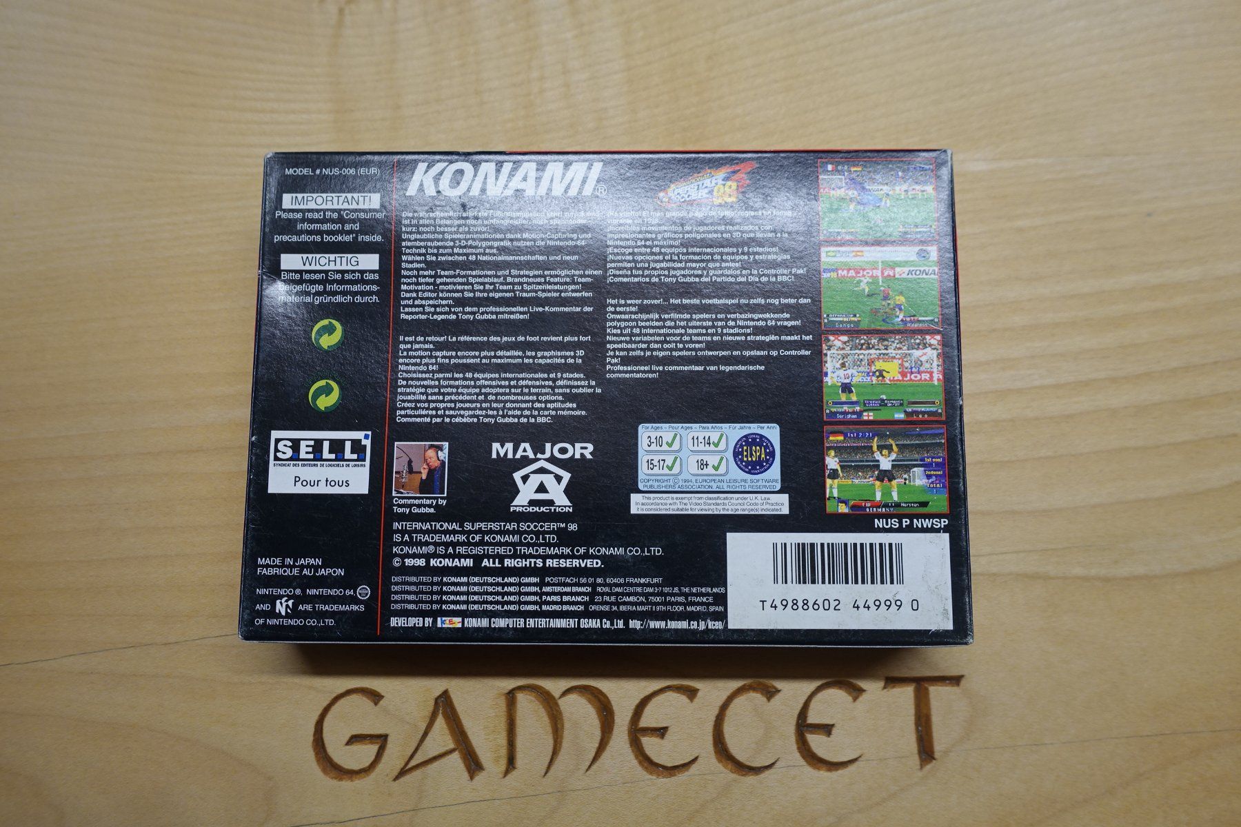 Nintendo Giochi: International Superstar Soccer '98 – Usato da Steinach venduto da Gamecet 5