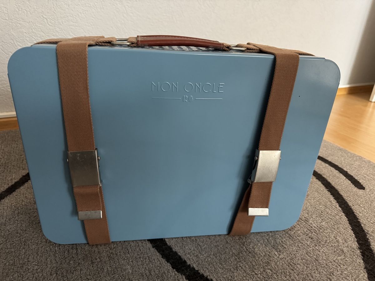 Stufe caminetto: New unused MON ONCLE PORTABLE BBQ – Nuovo e nell'imballaggio originale da Zürich venduto da aus_r2dq