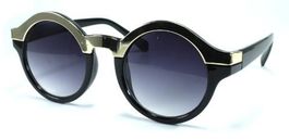Steam Punk Gothic Sonnenbrille schwarz gold ruby SRT81GDSRB