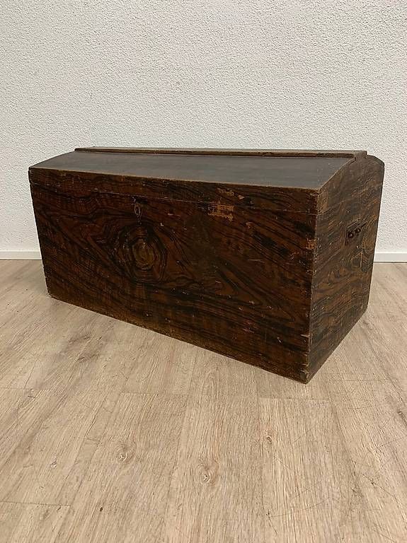 Cassapanche: Antike Biedermeier Truhe mit Fladermalerei – Usato da Obernau venduto da Arche_Noah_Brocki 3
