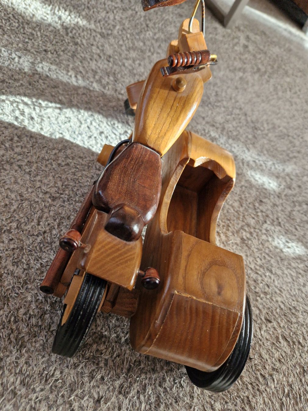 Kit di modellismo & Modellini statici: Holz Motorrad mit Seitenwagen – Usato da Trachslau venduto da schumannmario 3