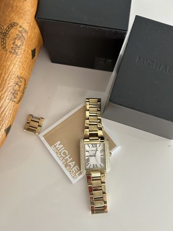 Michael Kors Damen Uhr Gold mit Swarovski Strass