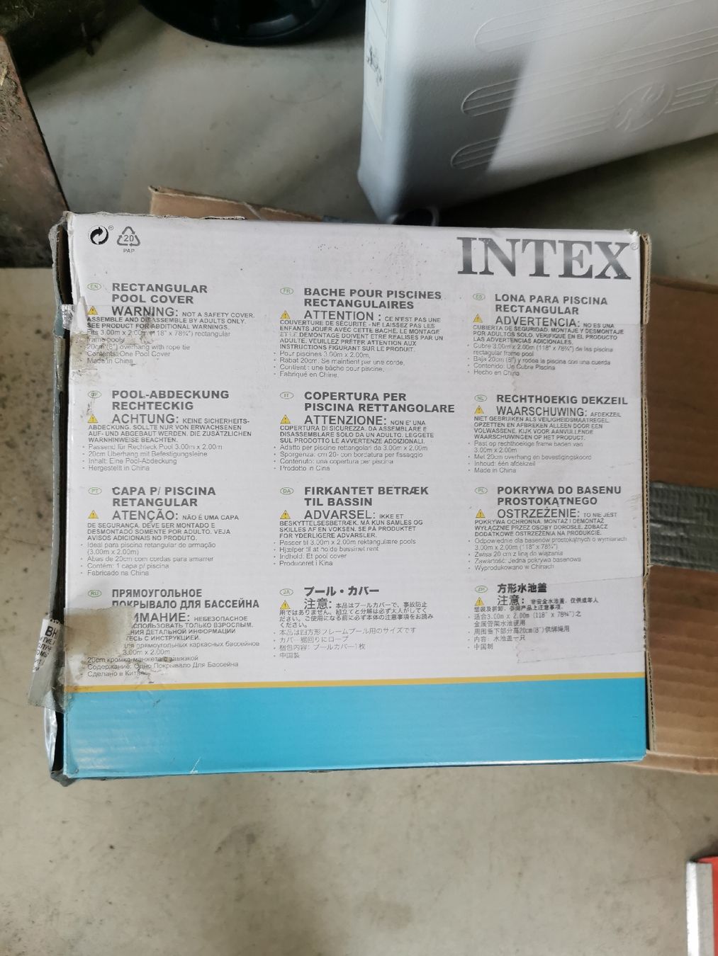 Intex Schwimmbad: INTEX Rectangular  Pool Set 3.0m x 2.00m x 0.75m + extra – Neu (gemäss Beschreibung) aus Sachseln von roe_f2ml 3