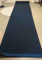 blauer Teppichläufer - 450x80cm