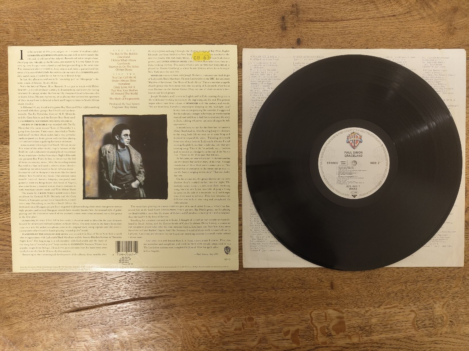 Dischi in vinile: Paul Simon - Graceland - Vinyl – Usato da Basel venduto da mariablanka 1